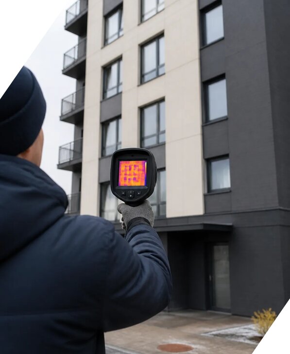 Тепловизионное обследование зданий в Лиски от 5471 р. | ЭкспертизаРоссия