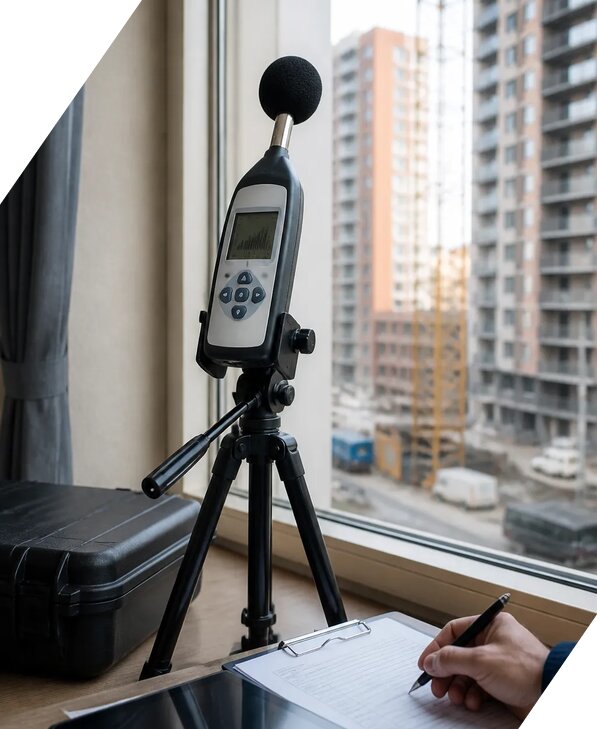 Измерение уровня шума в Лиски от 5471 р. | ЭкспертизаРоссия